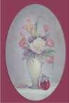 White Rose & Vase FloralOnline Class
